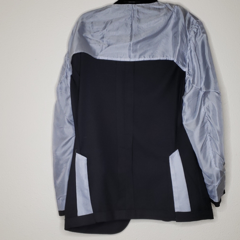 ERMENEGILDO ZEGNA * 10-Pocket Black Woven Cool 42R - Picture 7 of 7